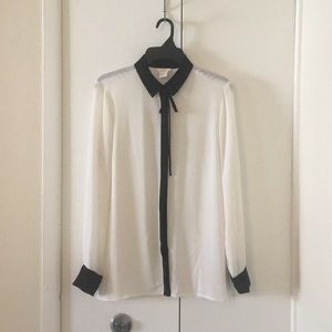 Chiffon button up blouse